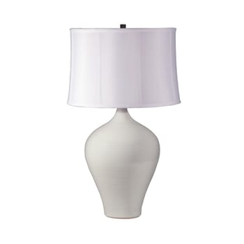 House of Troy Scatchard 25" Table Lamp in White Gloss