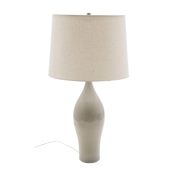 House of Troy Scatchard 27" Table Lamp in Gray Gloss House of Troy Scatchard 27" Table Lamp in Gray Gloss