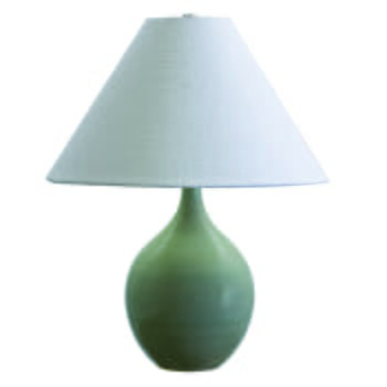 House of Troy Scatchard 19" Stoneware Accent Lamp in Celedon