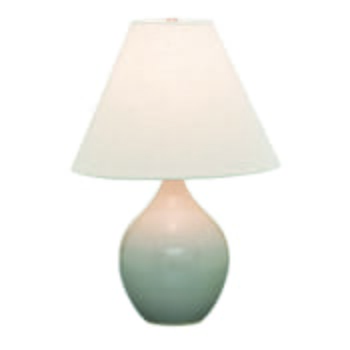 House of Troy Scatchard 19" Stoneware Accent Lamp in Gray Gloss