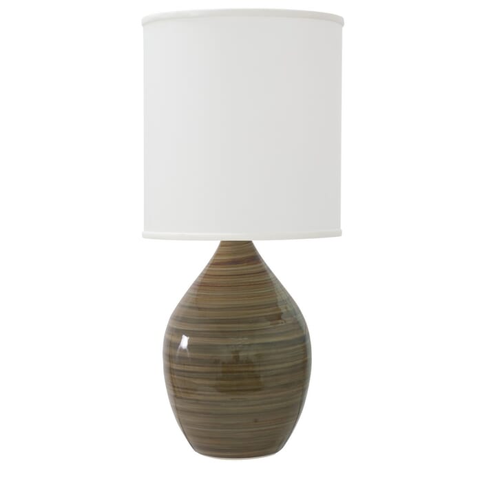 House of Troy Scatchard 20.5" Stoneware Table Lamp in Tiger's Eye House of Troy Scatchard 20.5" Stoneware Table Lamp in Tiger's Eye