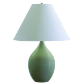 House of Troy Scatchard 28" Stoneware Table Lamp in Celedon