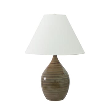 House of Troy Scatchard 28" Stoneware Table Lamp in Tiger's Eye