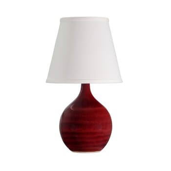 House of Troy Scatchard 13.5" Mini Accent Lamp in Copper Red