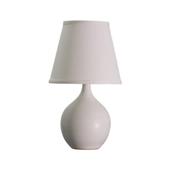 House of Troy Scatchard 13.5" Mini Accent Lamp in White Matte
