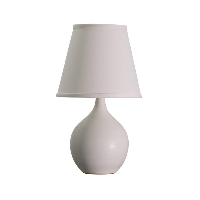 House of Troy Scatchard 13.5" Mini Accent Lamp in White Matte House of Troy Scatchard 13.5" Mini Accent Lamp in White Matte