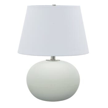 House of Troy Scatchard 22" Stoneware Table Lamp in White Matte