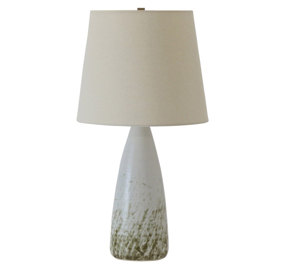 House of Troy Scatchard 25.5" Table Lamp in Decorated White Gloss