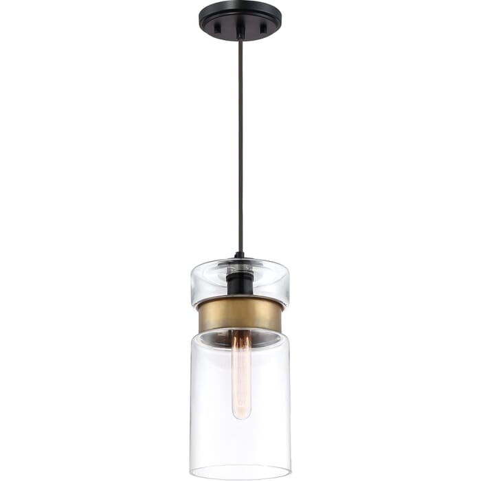 Quoizel Gathering 6" Pendant Light in Mystic Black Quoizel Gathering 6" Pendant Light in Mystic Black