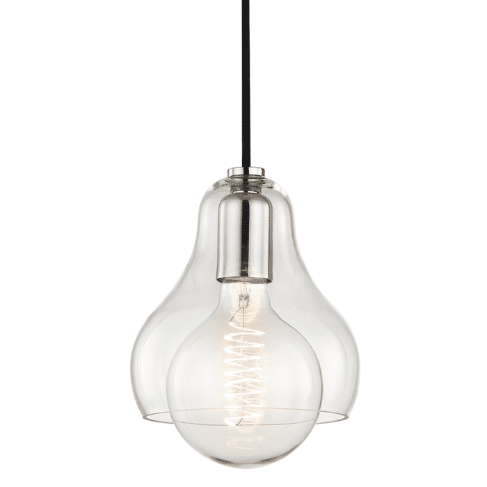 Mitzi Sadie 9" Pendant Light in Polished Nickel Mitzi Sadie 9" Pendant Light in Polished Nickel