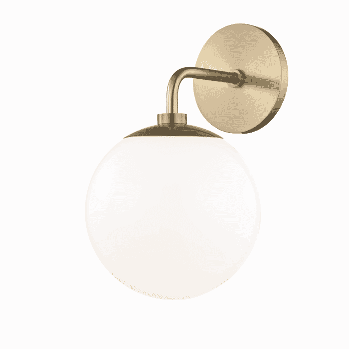 Mitzi Stella 12" Wall Sconce in Aged Brass Mitzi Stella 12" Wall Sconce in Aged Brass