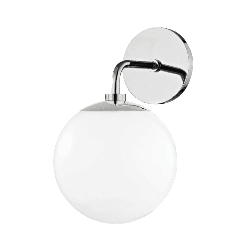 Mitzi Stella 1-Light Wall Sconce in Polished Nickel
