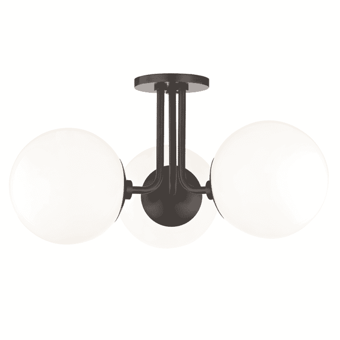 Mitzi Stella 3-Light Ceiling Light in Old Bronze Mitzi Stella 3-Light Ceiling Light in Old Bronze