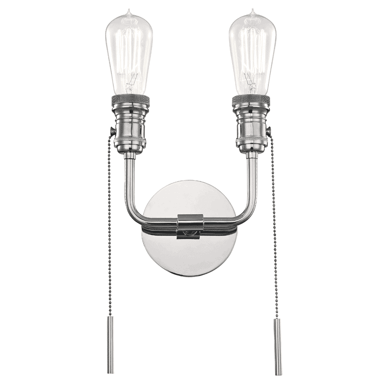 Mitzi Lexi 2-Light 13" Wall Sconce in Polished Nickel