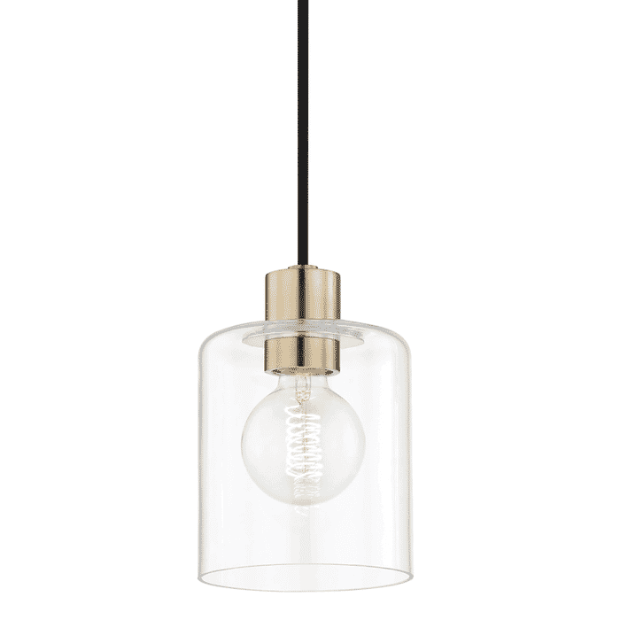 Mitzi Neko 8" Pendant Light in Aged Brass Mitzi Neko 8" Pendant Light in Aged Brass