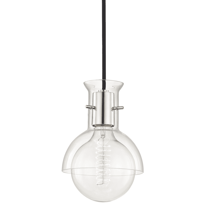 Mitzi Riley 8" Pendant Light in Polished Nickel Mitzi Riley 8" Pendant Light in Polished Nickel