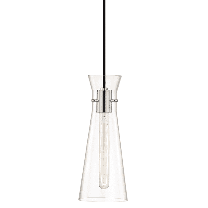 Mitzi Anya 15" Pendant Light in Polished Nickel Mitzi Anya 15" Pendant Light in Polished Nickel