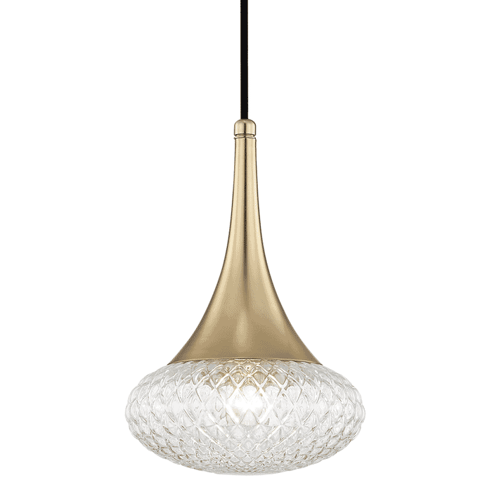 Mitzi Bella 13" Pendant Light in Aged Brass Mitzi Bella 13" Pendant Light in Aged Brass