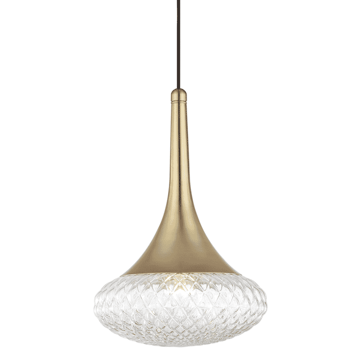 Mitzi Bella 18" Pendant Light in Aged Brass Mitzi Bella 18" Pendant Light in Aged Brass