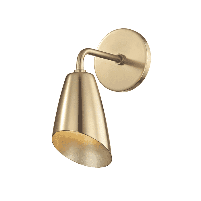 Mitzi Kai 10" Wall Sconce in Aged Brass Mitzi Kai 10" Wall Sconce in Aged Brass
