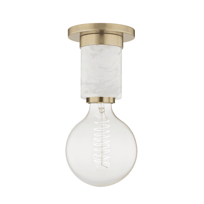 Mitzi Asime Ceiling Light in Aged Brass Mitzi Asime Ceiling Light in Aged Brass