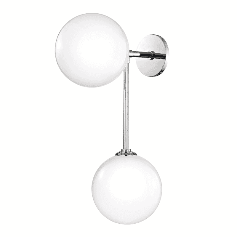 Mitzi Ashleigh 2-Light 22" Wall Sconce in Polished Nickel