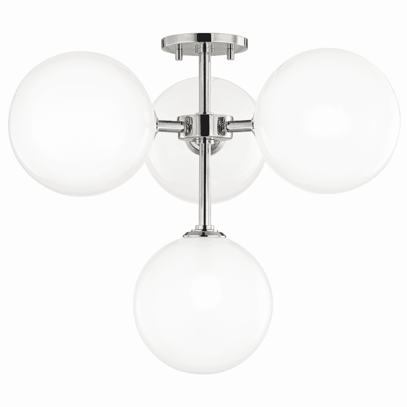 Mitzi Ashleigh 4-Light Ceiling Light in Polished Nickel