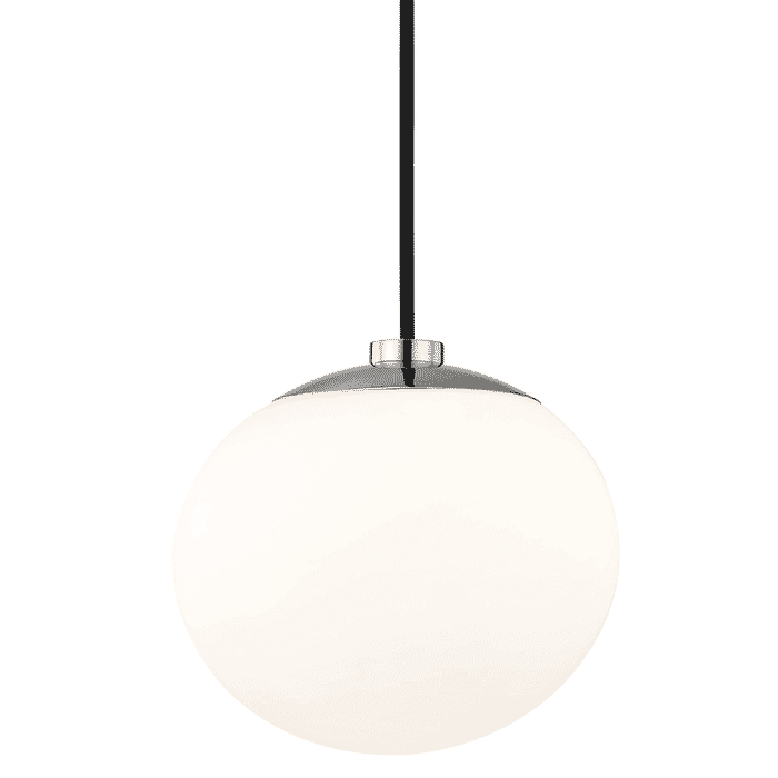 Mitzi Estee 8" Pendant Light in Polished Nickel Mitzi Estee 8" Pendant Light in Polished Nickel