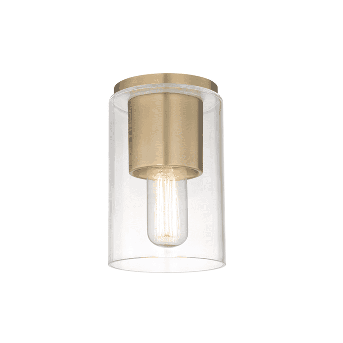 Mitzi Lula Ceiling Light in Aged Brass Mitzi Lula Ceiling Light in Aged Brass