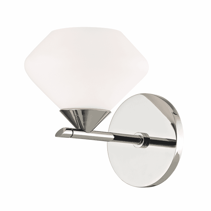 Mitzi Valerie 6" Bathroom Vanity Light in Polished Nickel Mitzi Valerie 6" Bathroom Vanity Light in Polished Nickel