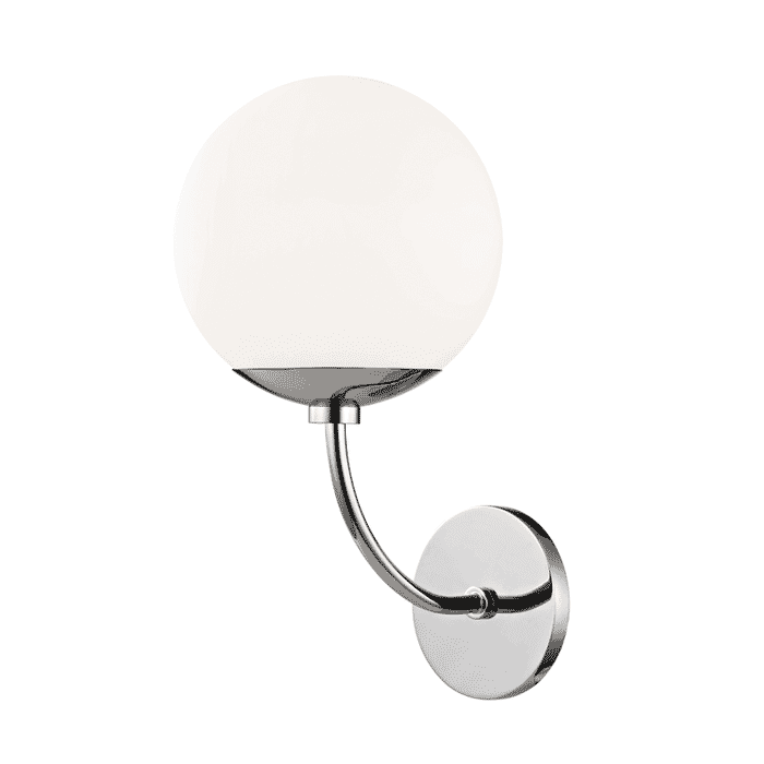 Mitzi Carrie 15" Wall Sconce in Polished Nickel Mitzi Carrie 15" Wall Sconce in Polished Nickel