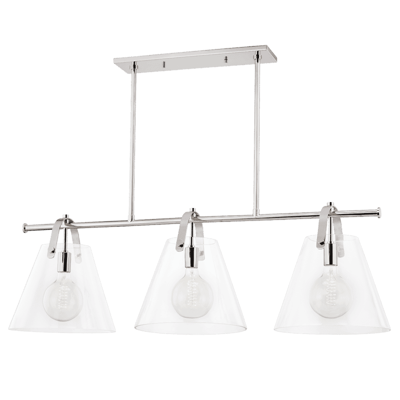 Mitzi Karin 3Light Kitchen Island Light in Polished Nickel
