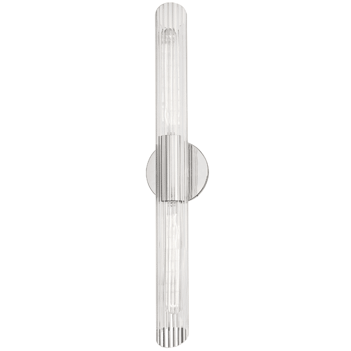Mitzi Cecily 2-Light 25" Wall Sconce in Polished Nickel Mitzi Cecily 2-Light 25" Wall Sconce in Polished Nickel