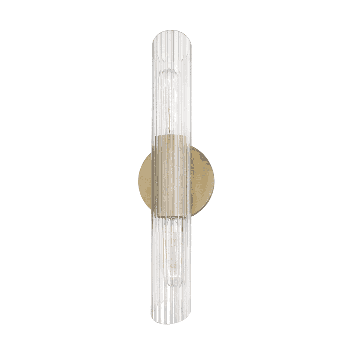 Mitzi Cecily 2-Light 17" Wall Sconce in Aged Brass Mitzi Cecily 2-Light 17" Wall Sconce in Aged Brass
