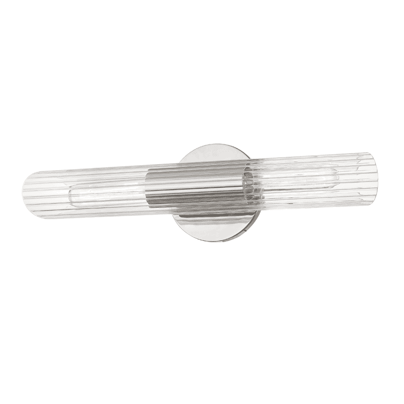 Mitzi Cecily 2-Light 17" Wall Sconce in Polished Nickel