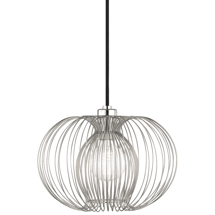 Mitzi Jasmine 10" Mini Pendant in Polished Nickel Mitzi Jasmine 10" Mini Pendant in Polished Nickel