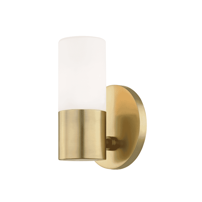 Mitzi Lola 7" Wall Sconce in Aged Brass Mitzi Lola 7" Wall Sconce in Aged Brass