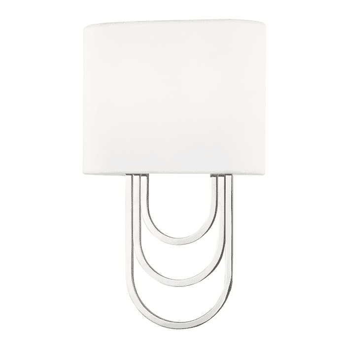 Mitzi Farah 2-Light 14" Wall Sconce in Polished Nickel Mitzi Farah 2-Light 14" Wall Sconce in Polished Nickel