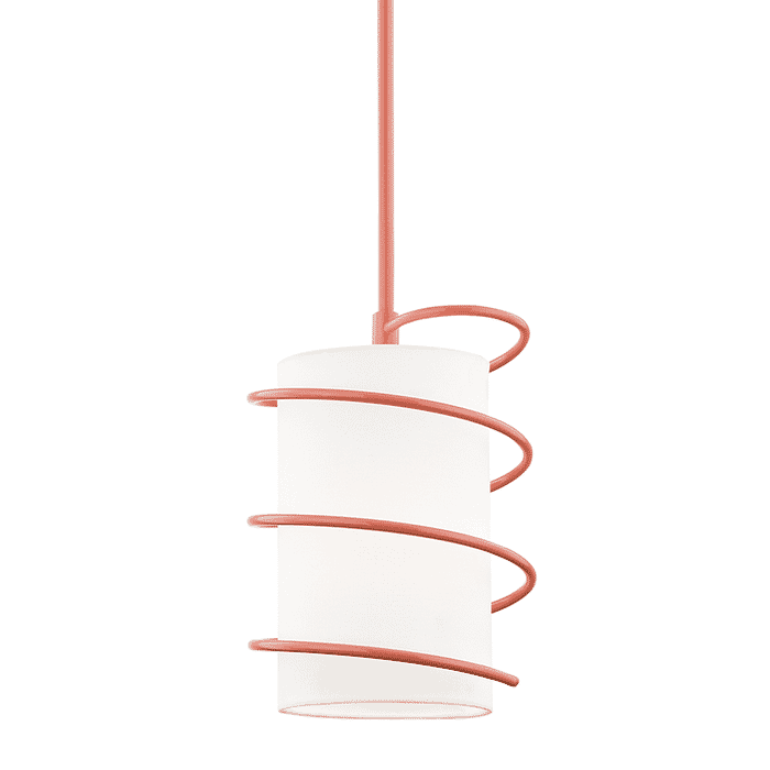 Mitzi Carly 13" Mini Pendant in Pink Mitzi Carly 13" Mini Pendant in Pink
