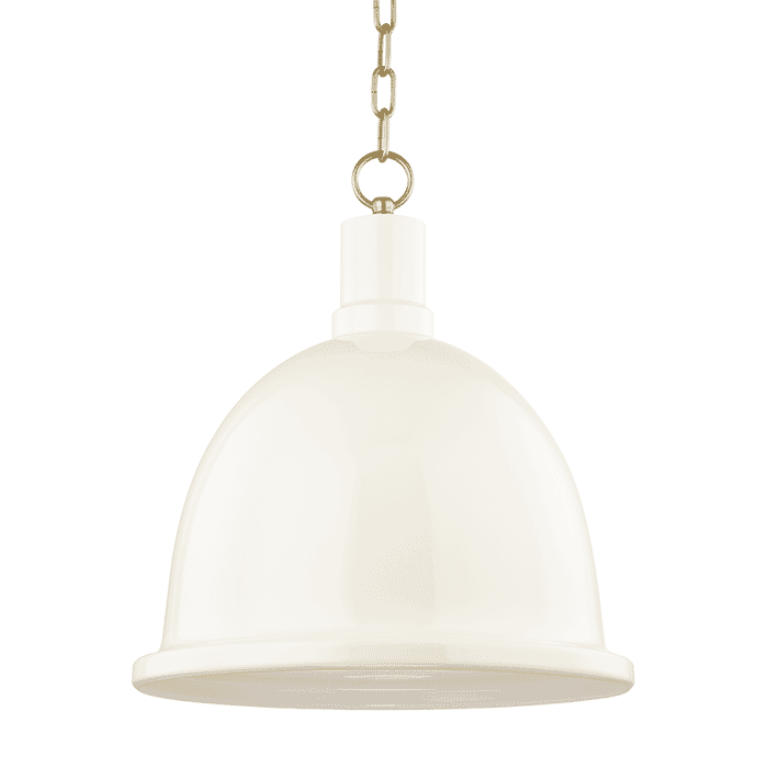 Mitzi Blair 18" Pendant Light in Aged Brass and Cream Mitzi Blair 18" Pendant Light in Aged Brass and Cream
