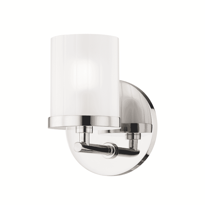 Mitzi Ryan 5" Bathroom Vanity Light in Polished Nickel Mitzi Ryan 5" Bathroom Vanity Light in Polished Nickel