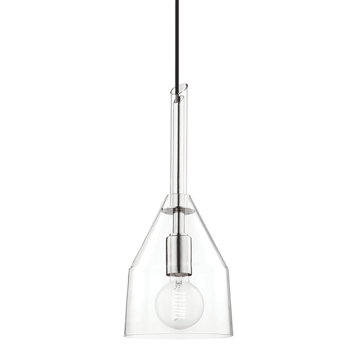 Mitzi Sloan 17" Mini Pendant in Polished Nickel Mitzi Sloan 17" Mini Pendant in Polished Nickel