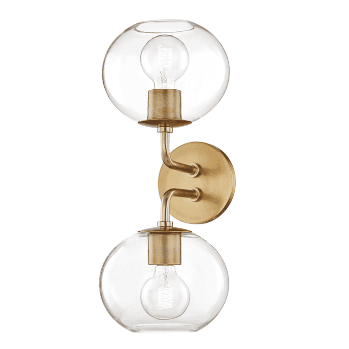 Mitzi Margot Wall Sconce in Aged Brass Mitzi Margot Wall Sconce in Aged Brass