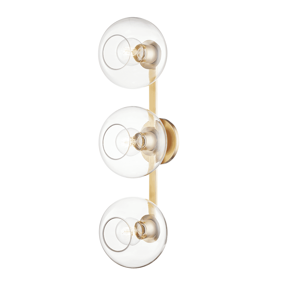 Mitzi Margot Wall Sconce in Aged Brass