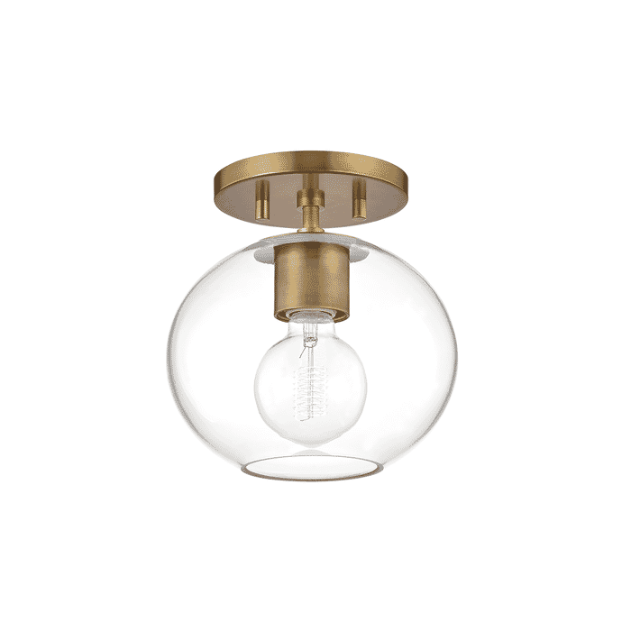 Mitzi Margot Ceiling Light in Aged Brass Mitzi Margot Ceiling Light in Aged Brass