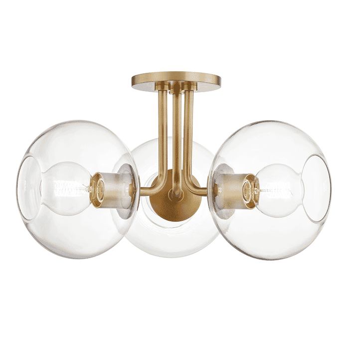 Mitzi Margot Ceiling Light in Aged Brass Mitzi Margot Ceiling Light in Aged Brass