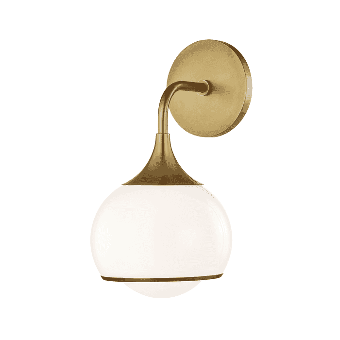 Mitzi Reese Wall Sconce in Aged Brass Mitzi Reese Wall Sconce in Aged Brass