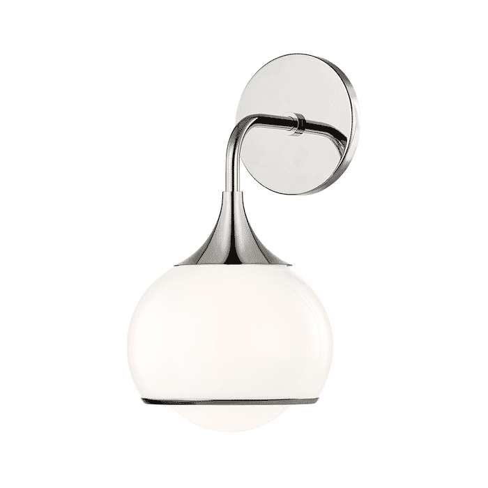Mitzi Reese Wall Sconce in Polished Nickel Mitzi Reese Wall Sconce in Polished Nickel