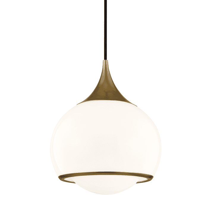 Mitzi Reese Pendant Light in Aged Brass Mitzi Reese Pendant Light in Aged Brass