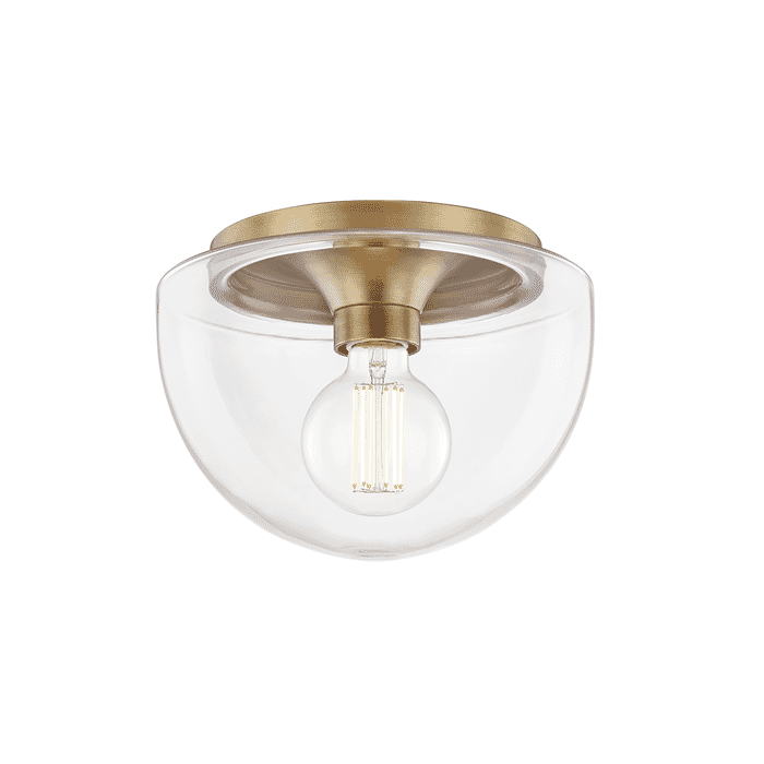 Mitzi Grace Ceiling Light in Aged Brass Mitzi Grace Ceiling Light in Aged Brass